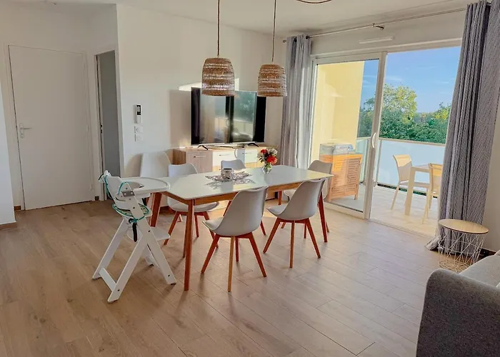 Aurora, Magnifique Classe 3 Etoiles, 6 P, Acces Direct Plage, Parking Prive