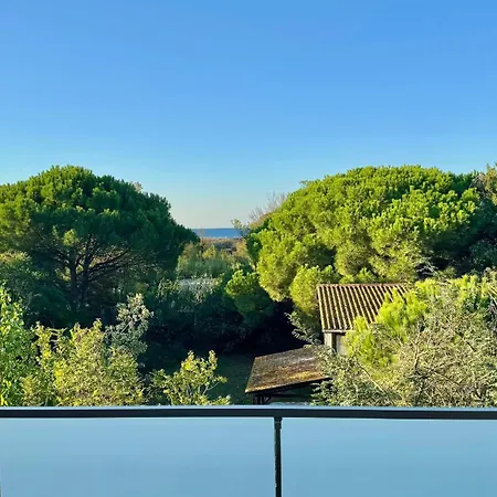 Apartamento Aurora, Magnifique, Classé 3 étoiles, 6 Personnes, Accès Direct Plage, Parking Privé, Vue à Travers La Pinède *